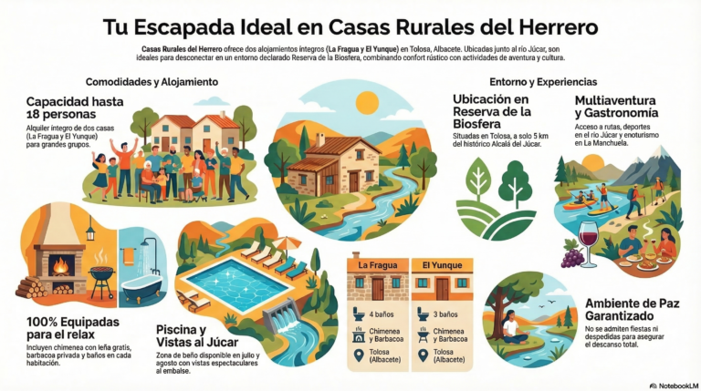 Casas Rurales del Herrero: tu escapada ideal cerca de Alcalá del Júcar